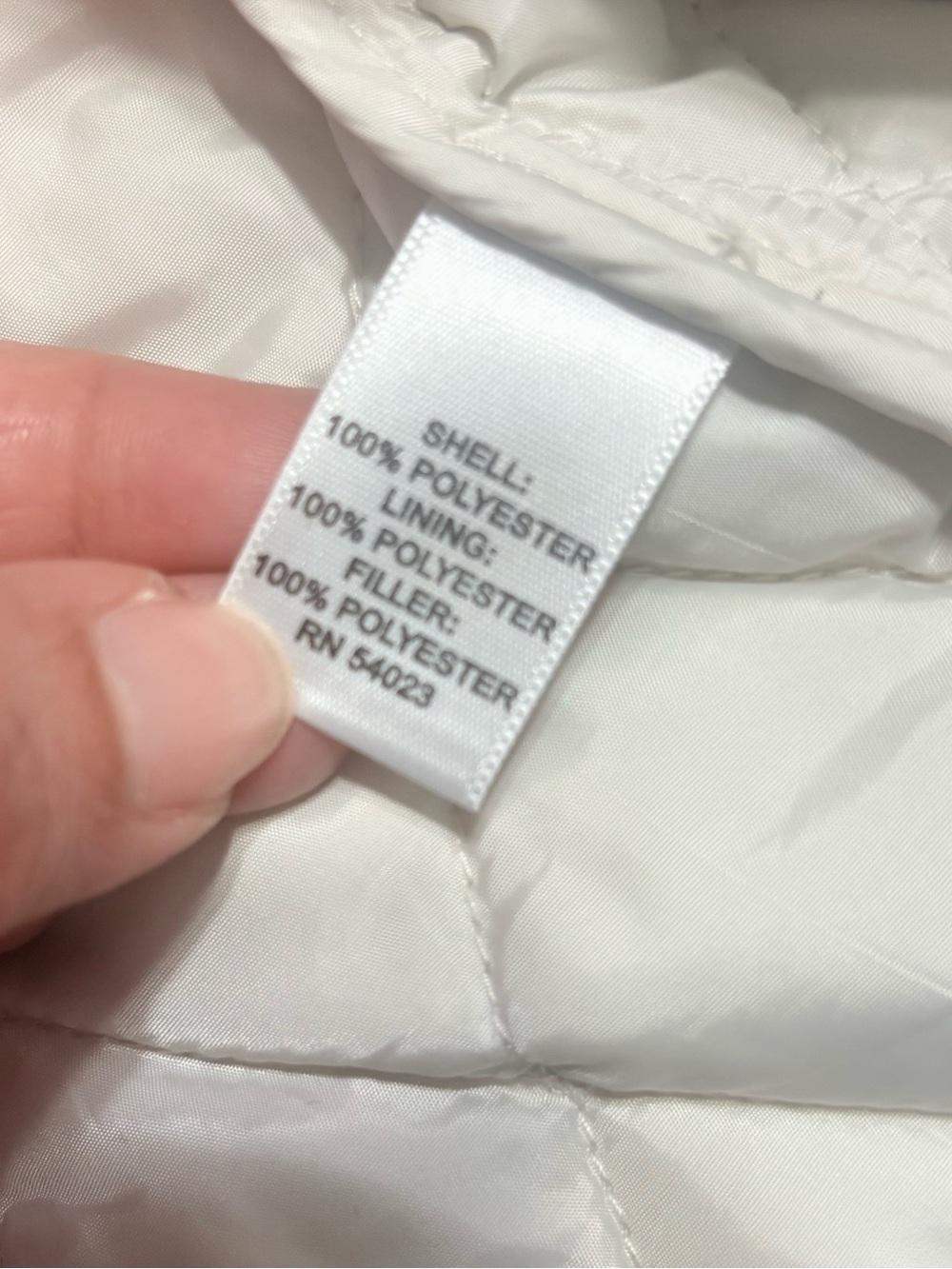 Banana Republic Quilted Womens Ivory Equestrian Corduroy Collar Jacket Sz M - Picture 11 of 14